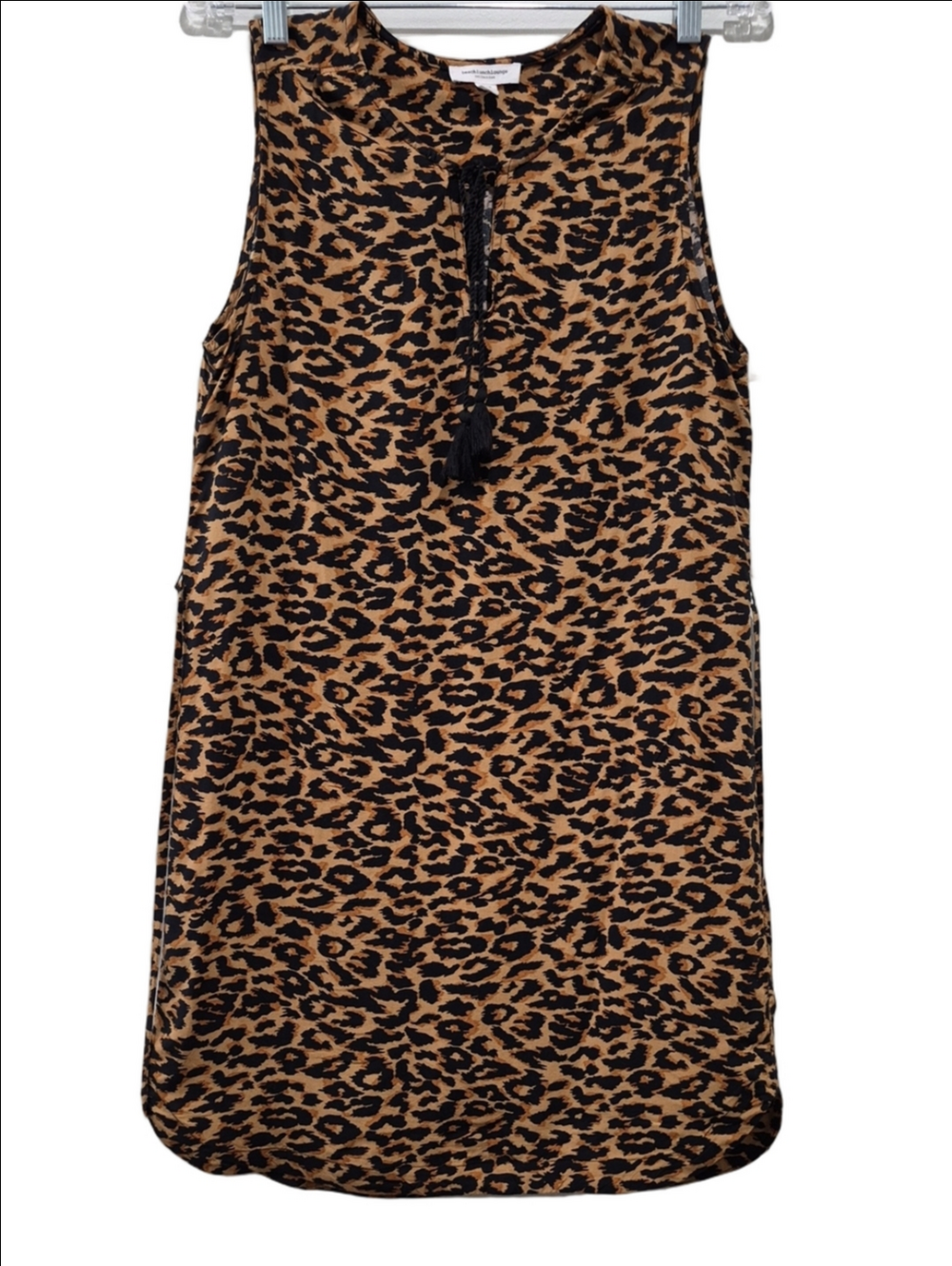 Beach Lunch Lounge Animal Print Swim Cover-Up Tunic